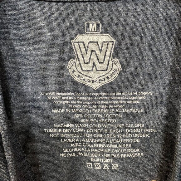 WWE Stone Cold Steve Austin Skull Graphic Design T-Shirt Medium - Picture 4 of 4